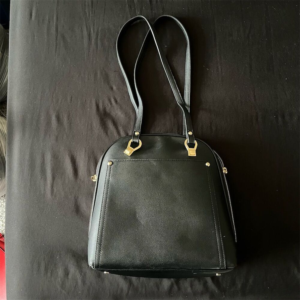 Miztique The Daisy Women's Convertible Backpack Purse Black Casual